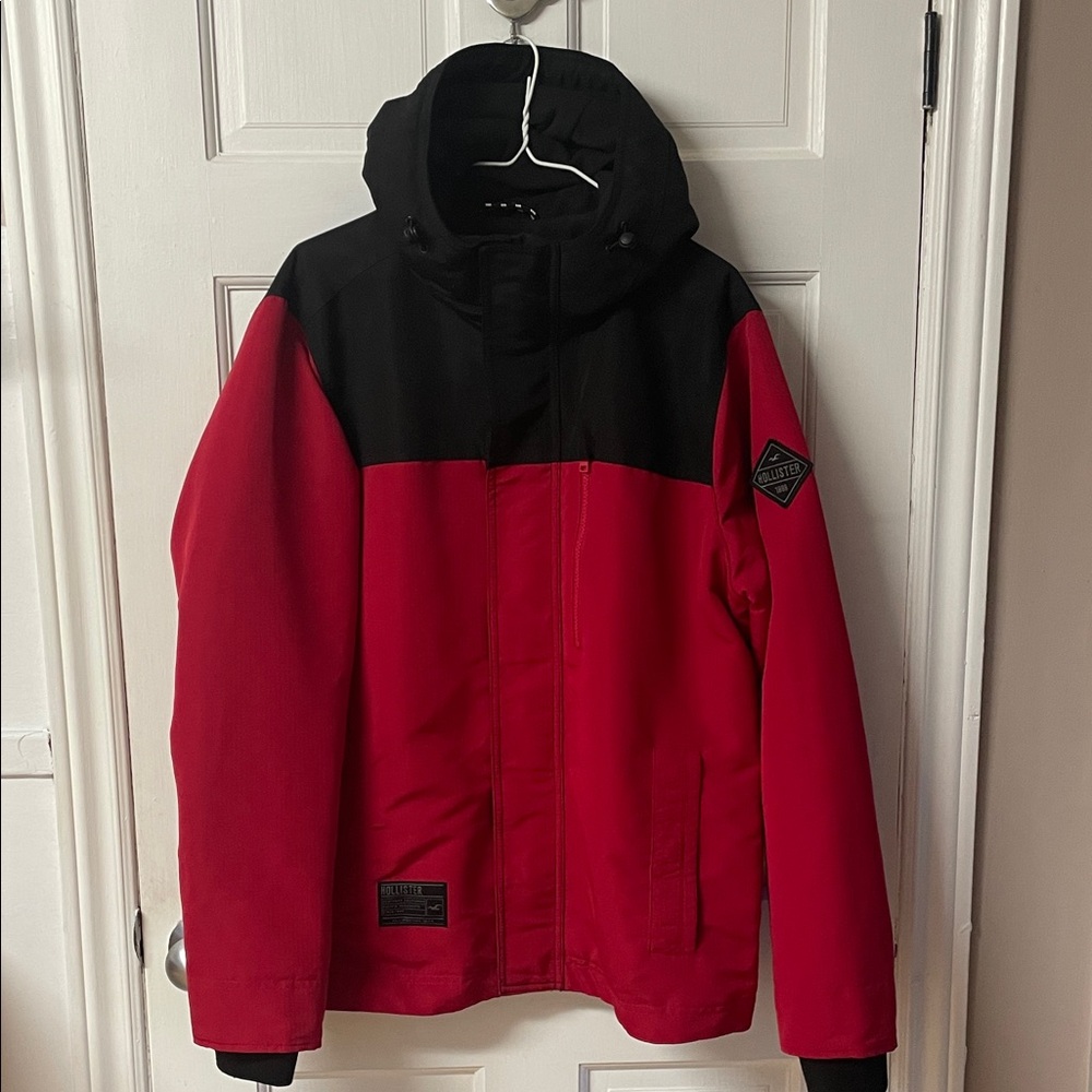 Hollister all weather three season full zip hooded light jacket men’s size L